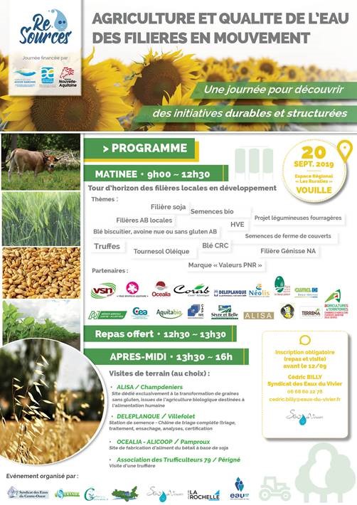 Journée Filières – Eau et agriculture – Niort Journée Filières – Eau et agriculture – Niort