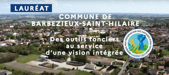 [VIDEO] Barbezieux-Saint-Hilaire : lauréat « Démarche intégrée » des Grands prix Captages 2021